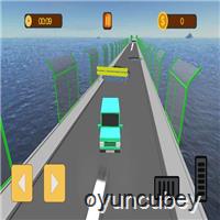 Kırık Köprü Nihai Araba Yarış 3D