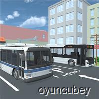 Ciudad Estacionamiento De Autobuses Simulador Reto 3D