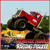 Monster- Lastwagen Rennen Puzzle