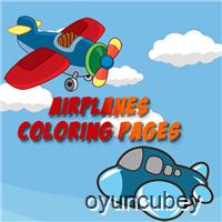 Airplanes Colorante Pages