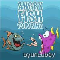 Wütend Fisch Färbung