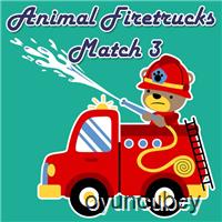Hayvan Firetrucks 3'Lü Eşleştirme