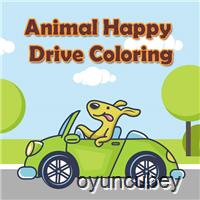 Animal Feliz Conducir Colorante