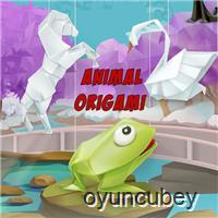Animal Origami Coloring