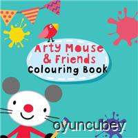 Arty Mouse Malbuch