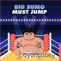 Groß Sumo Muss Springen