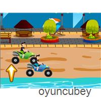 Buggy Rennen Obstacle