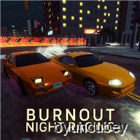 Burnout-Nachtrennen