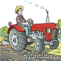 Karikatur Tractor Puzzle