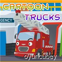 Karikatur Lastwagen Puzzle