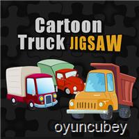 Cartoon-LKW-Puzzle