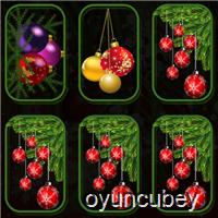Christmas Ornaments Memory Cards