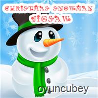 Christmas Snowman Rompecabezas Rompecabezas