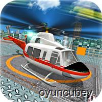 Stadt Hubschrauber Flug