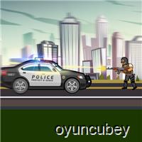 Stadt Polizei Autos