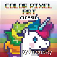 Color Arte De Píxel Clásico
