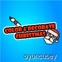 Colorear Y Decorar Navidad