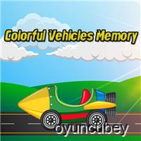 Renkli Araçlar Hafıza Kartları