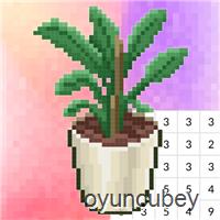 Coloring by Numbers. Pixel Rooms