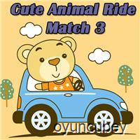 Cute Animal Ride Match 3