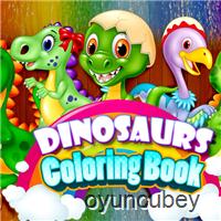 Libro De Colorear De Dinosaurios