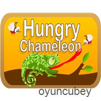Hungriges Chamäleon