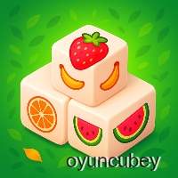 Meyve Çin Kartları (Mahjong) 3D