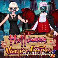 Halloween-Vampir-Paar