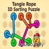 Hazel Tangle Rope 3D: Rompecabezas De Clasificación