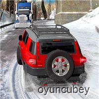 Ağır Jeep Kış Driving