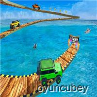 Impossible Tracks Jeep Stunts Driving Game 