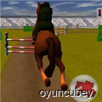 Springendes Pferd 3D
