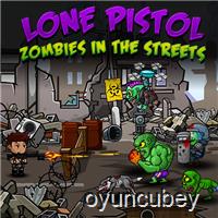 Einsame Pistole: Zombies Auf Den Straßen
