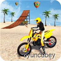 Motocross Playa Game: Bicicleta Truco Carreras