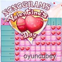 Nonograms Valentines Tag