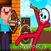 Noob Archer Vs Stickman Zombie: Zombi Nişancısı