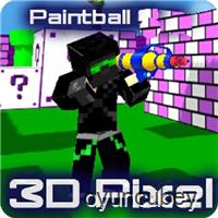 Paintball Silah Piksel 3D Çok Oyunculu