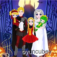 Prinzessin Familie Halloween Kostüm