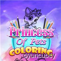 Princesa De Mascotas Para Colorear
