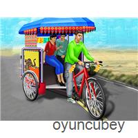 Triciclo Público Rickshaw Conducción