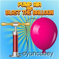 Pump Luft Und Sprengen Das Ballon