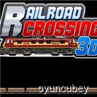 Ferrocarril Cruce De Carreteras 3D