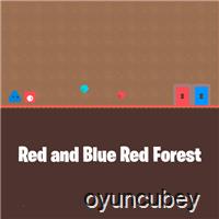 Kırmızı Ve Mavi Kırmızı Orman
