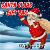 Noel Baba Claus Gift Bag Yapboz