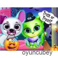Maquillaje De Miedo Salón De Mascotas De Halloween