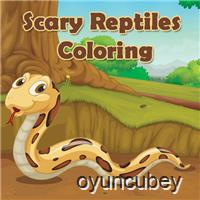 Scary Reptiles Colorante