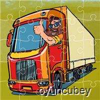 Semi Lastwagen Puzzle
