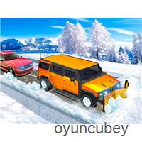 Kar Küreme Jeep Simülatörü 3D