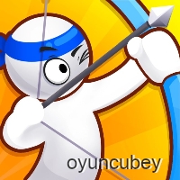 Stickman Archer: Kırmızılara Ok Atmak