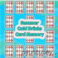 Yaz Soğuk Drinks Kart Hafıza Kartları